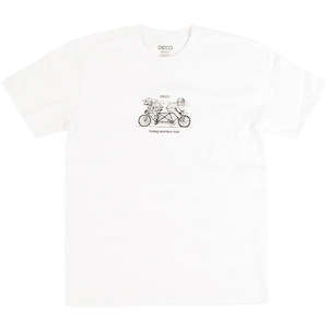 Deco Nowhere Tee - White