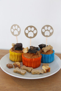 Paw Cupcake Toppers Pawfect Limited