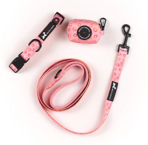 Leash, Collar & Poop Bag Bundle - Pretty in Pink Pawfect Limited