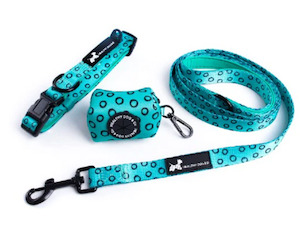 Leash, Collar & Poop Bag Bundle - Sea Breeze Pawfect Limited