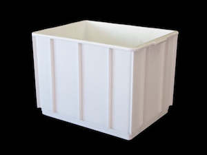 Plastic container, household: Multi-Staka, 32 Lit, 432x324x305mm, White