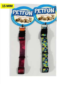 Plastic container, household: Patterned Dog Collar 25mm