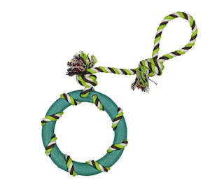 Plastic container, household: Rubber Ring  Dog Pull Rope Toy