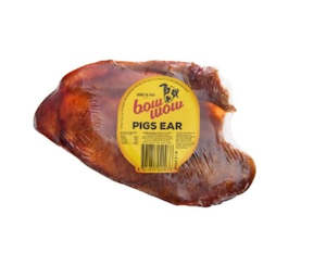 Plastic container, household: Bow Wow Pigs Ear Single