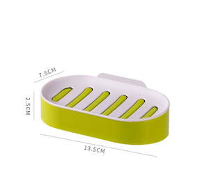 Plastic container, household: Soap Holder Lime & White