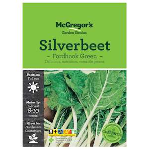 Vegetable Seeds, McGregor's, Silverbeet Fordhook Green