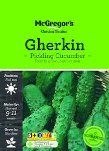 Vegetable Seeds, McGregor's, Pickling Gherkin, Cucumber Vegetable