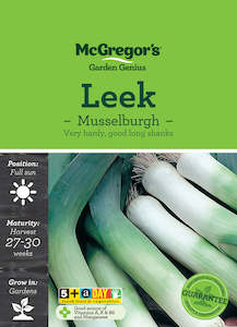 Vegetable Seeds, McGregor's, Leek Musselburgh