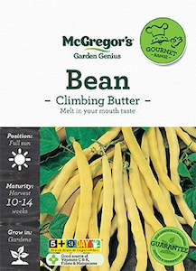 Vegetable Seeds, McGregor's, Climbing Butter Bean