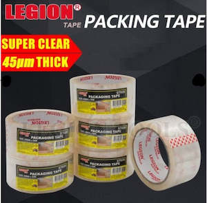 Plastic container, household: Clear packaging tape 48mmx100m - Single Roll