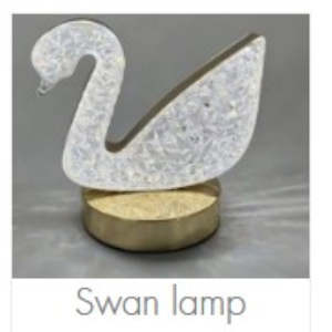 LED Swan Lamp