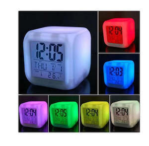 Digital Alarm Clock With Light