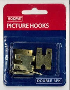 Plastic container, household: Picture Hooks Double