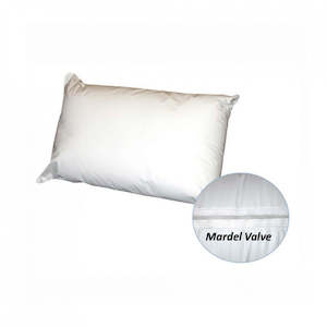 Plastic container, household: Dunlop Clean Sleep Waterproof Pillow 450gms with Mardel valve