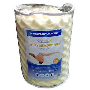 Plastic container, household: ViscoLux Luxury Memory Foam Overlay