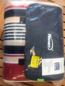 Picnic Blanket Red Stripe 150 x 200cm Was $30.00 NOW!