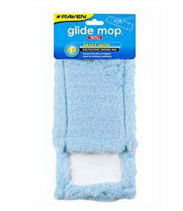 Plastic container, household: Glide Mop, Dust Refill Fluffy Blue