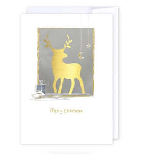 Gold Reindeer