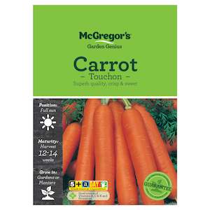 Vegetable Seeds, McGregor's, Carrot Touchon