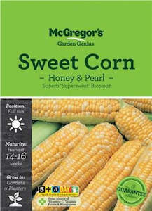 Vegetable Seeds, McGregor's, Sweet Corn Honey Pearl