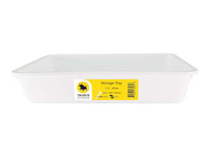 Plastic container, household: Large Tray – (240mm x 304mm x 56mm, White)