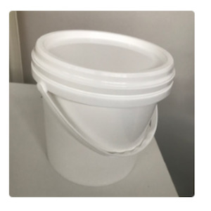 Top Pail 4Lit White With Lid