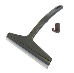 Raven Squeegee Bathroom with Hook Metallic Grey