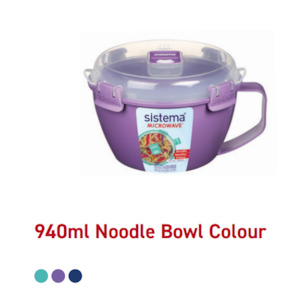 Sistema Microwave™ 940ml Noodle Bowl Colour