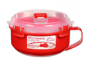 Plastic container, household: Sistema® Microwave™ Breakfast Bowl – 850ml