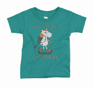 Childrens New Zealand T Shirt - Born To Explore