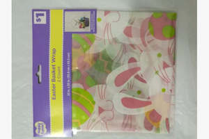 Easter Basket Wrap 56x63.5cm Bunnies