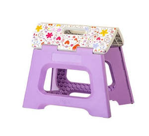 Vigar Kids Foldable 23cm Stool Love