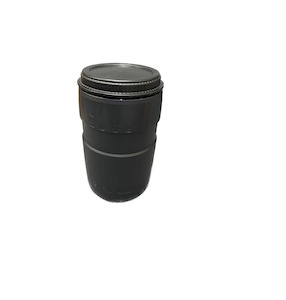 Copack Screw Top Drum w/Lid 200Lit HDPE Black