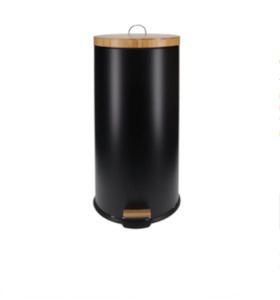 Eco Basics Rubbish Bin 30L Black