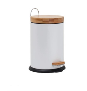 Eco Basics Rubbish Bin 3L White