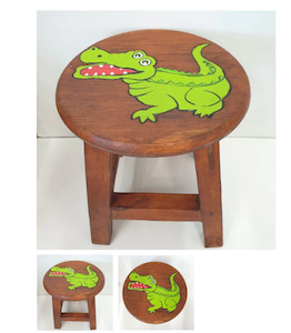 Kids Stool Happy Crocodile '