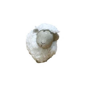 Plastic container, household: Ceramic Sheep With Fur