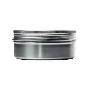 Plastic container, household: Aluminium Tin, 250gsm, W Screw Lid