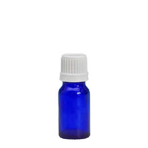 10ml Blue German Drip Bottle, 18mm Fast White Drip Cap