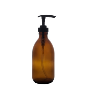 Kates Amber Glass Soap Bottle 250ml