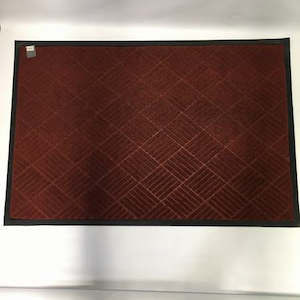 Plastic container, household: Floor Mat 80x120cm Dark Red