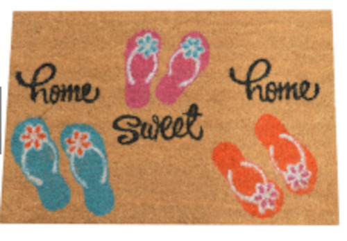 Plastic container, household: Door Coir Mat Printed 600 x 400mm