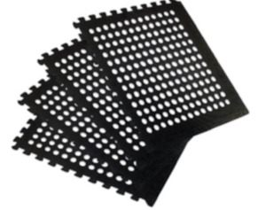 Interlock Mat 60x60cm w/holes 4pk