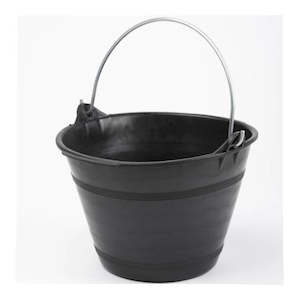 Plastic container, household: Italian Bricklayer Bucket - Black