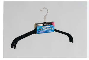 Plastic container, household: Coat Hangers Velvet Pack of 3