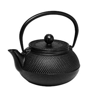 Plastic container, household: Avanti Cast Iron Hobnail Teapot - 600ml Black