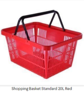 Plastic container, household: Shopping Basket 20 Lit