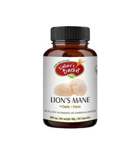 Vitamins & Supplements: Nature's Basket Lion's Mane