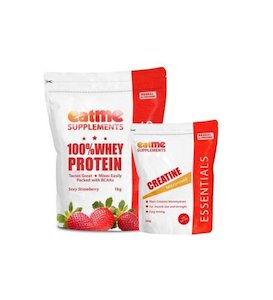 EatMe NZ 100% Whey Protein 1kg + Creatine Monohydrate 350g