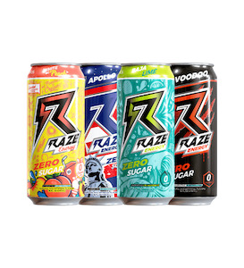 Raze Energy Party 4 Pack